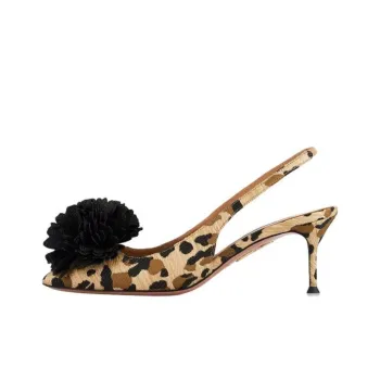AQUAZZURA Couturier Slim Heel High Heels 6.5cm Women's Leopard Print