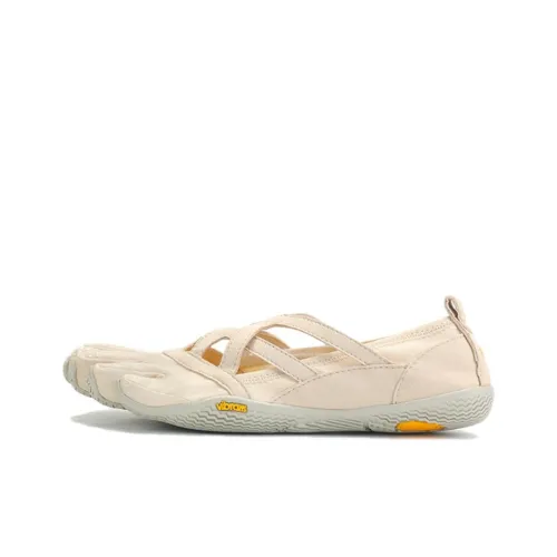 Vibram Slip Resistant Support Lightweight Low Top Training Shoes Women
s Ecru