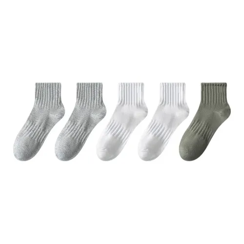 MIIOW Mid Calf Socks Men's 5 Pack