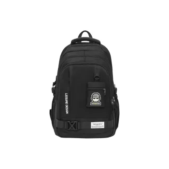 NOMK Nylon Backpack Regular Unisex Black/Khaki/Gray/Green/Blue