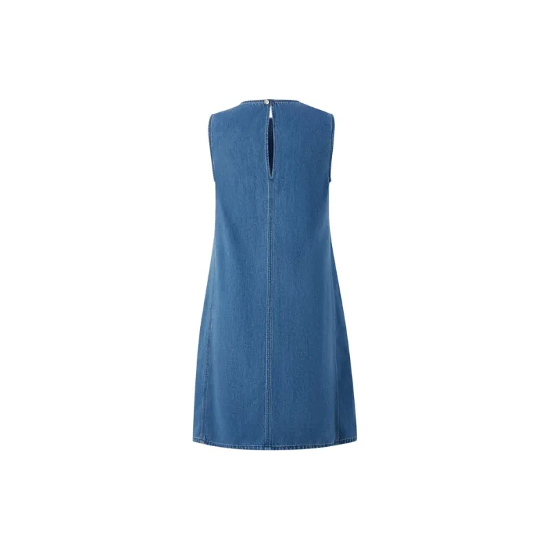 E.land Sleeveless Dress Women's Denim-1
