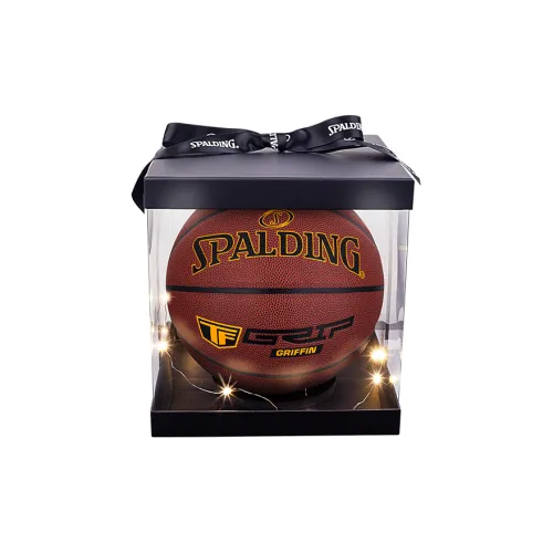 SPALDING TF Collection Griffin Grip PU Basketball Brown Size 7 Ball Training Match Unisex