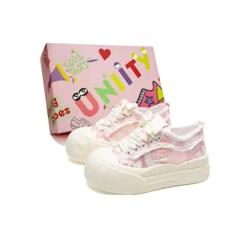 UNIITY Anti Slip Wear Resistant Lightweight Breathable Height Increasing Low Top Skateboard Shoes Women's