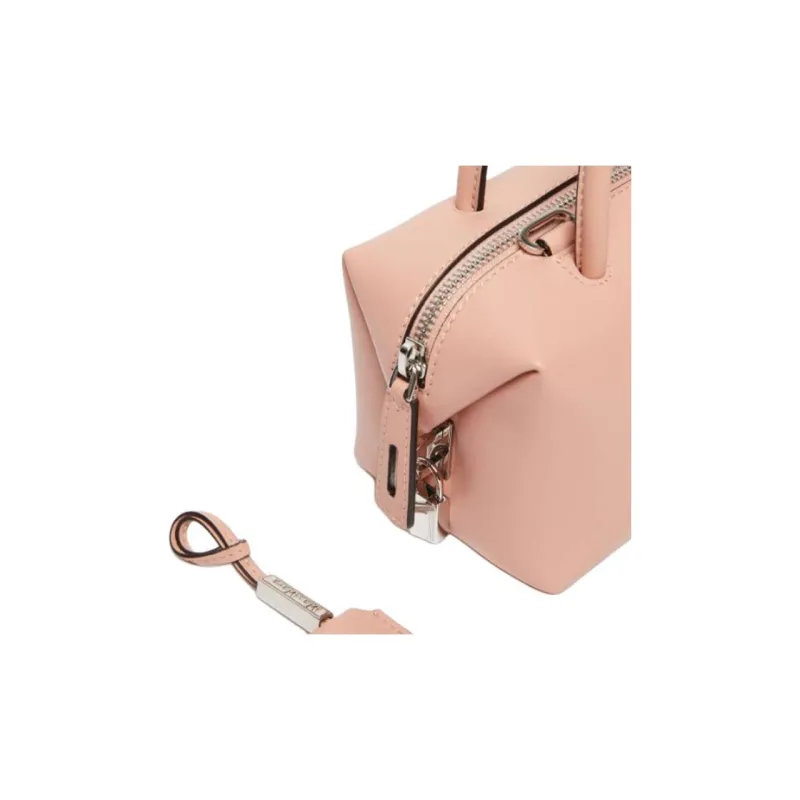 MaxMara Calfskin One Shoulder Handbag Women's Pink-3