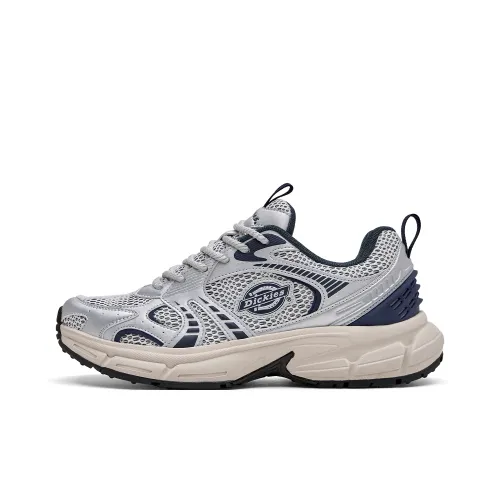 Dickies Durable Breathable Coverage Low-Top Chunky Sneakers Men's Silver Gray Blue