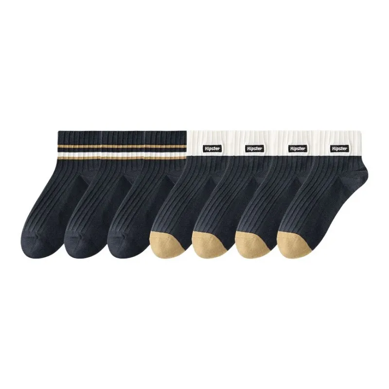 Cotton Gene Mid-Calf Socks Men's 7 Pack-24