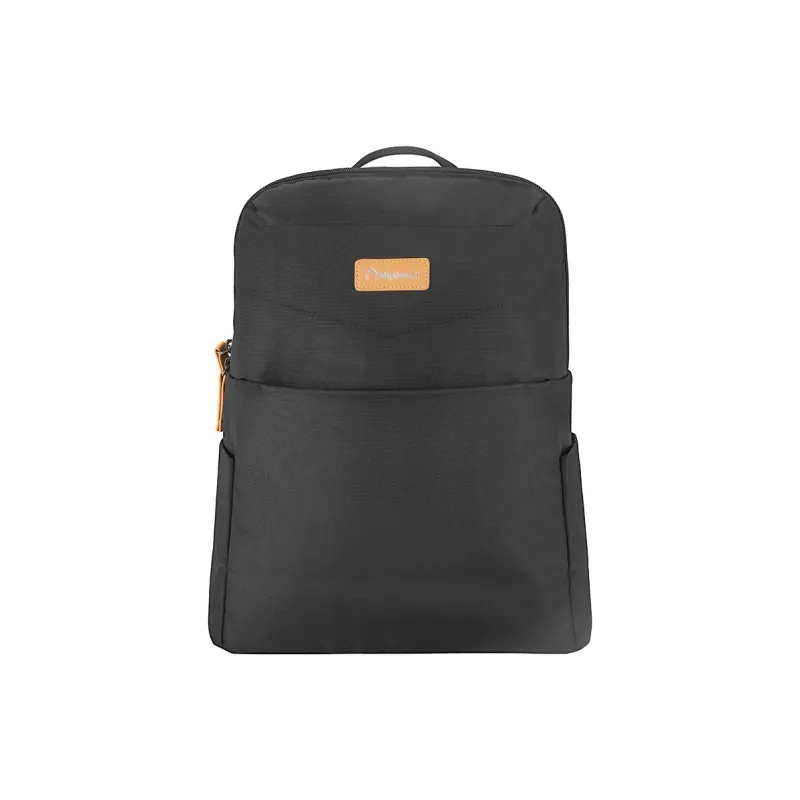 Diplomat Fabric Backpack Small Size Unisex Black-0