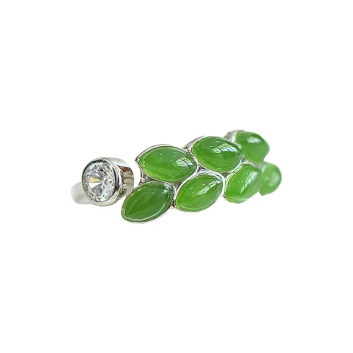Jade Ink Love Hetian Jade Rings Jasper Women's