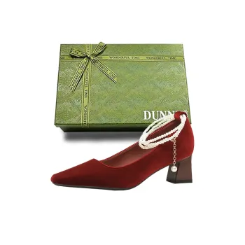 Dunnu Chunky Heel High Heels 5cm Women's
