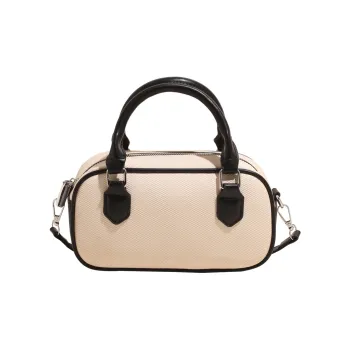 LUVISTRUE PU Bowling Bag Shoulder Bag Crossbody Bag Handbag Women's Black/Blue/Brown