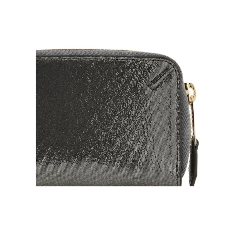 GIORGIO ARMANI La Prima Cowhide Wallet Women's Black-4