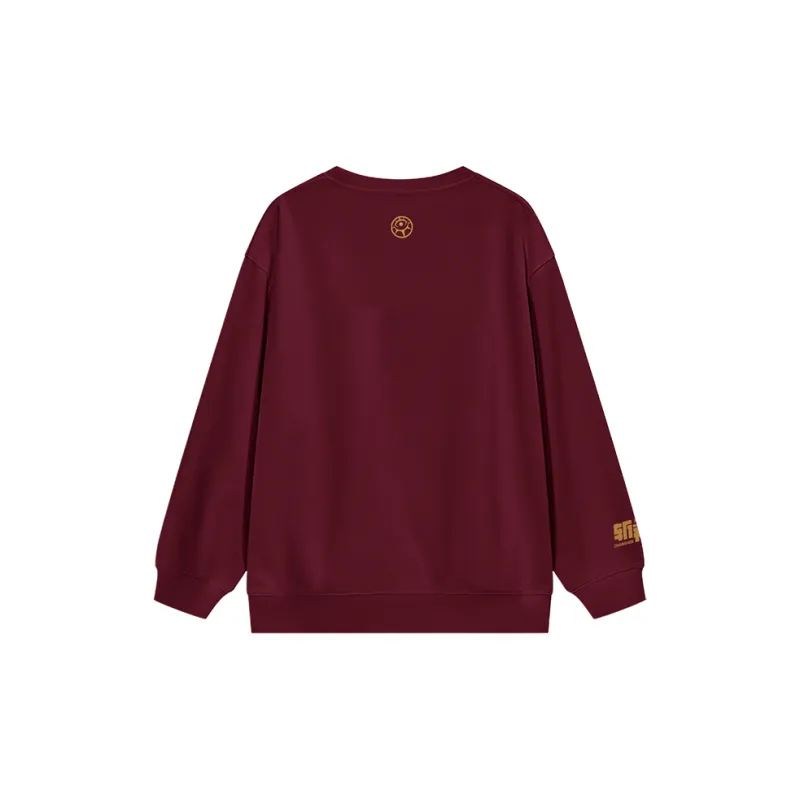 TENGXUNSHIPINCAOCHANGDI Sweatshirt Unisex Burgundy-1