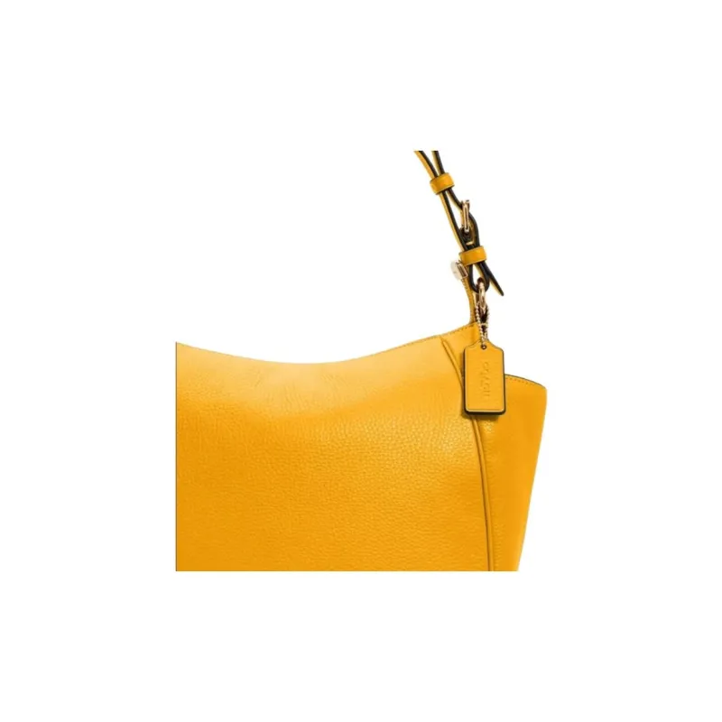 COACH Rori Leather Portable Crossbody Bag Shoulder Bag Women's Bright Yellow-3