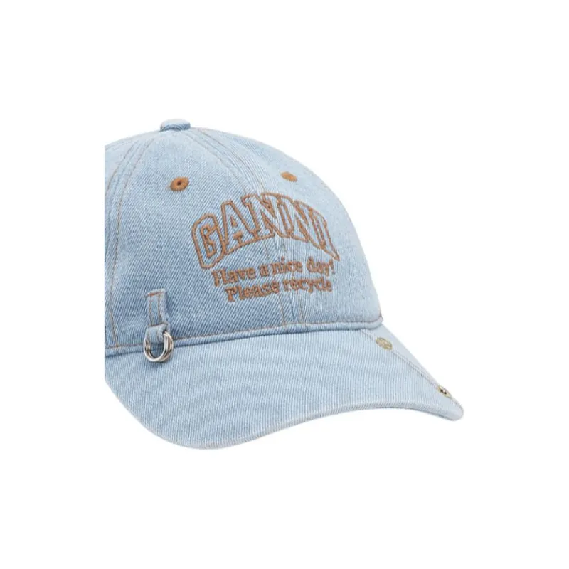 GANNI Denim Cap-1