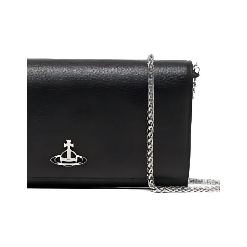Vivienne Westwood Jordan Leather Wallet Men's Black-2