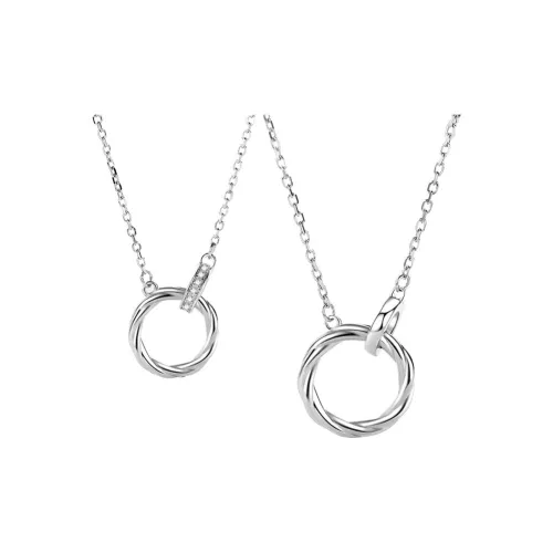 Regalrose 925 Sterling Silver Necklaces Women's Silver