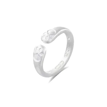 YINGNIXINDONG 999 Fine Silver Rings Women's