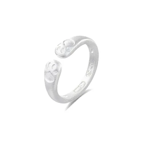 YINGNIXINDONG 999 Fine Silver Rings Women's