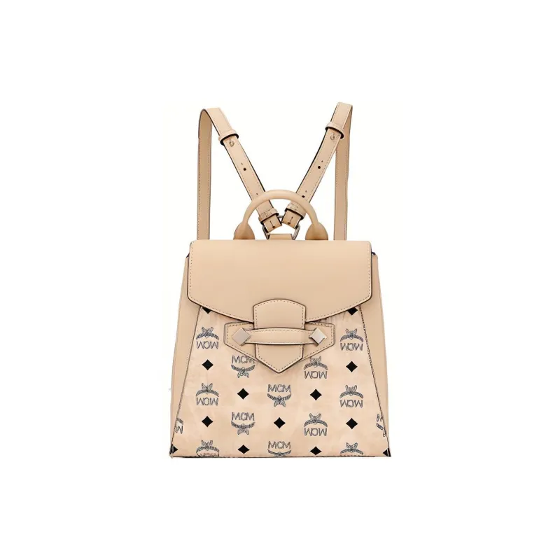 MCM Essential Visetos Origina Backpacks-0