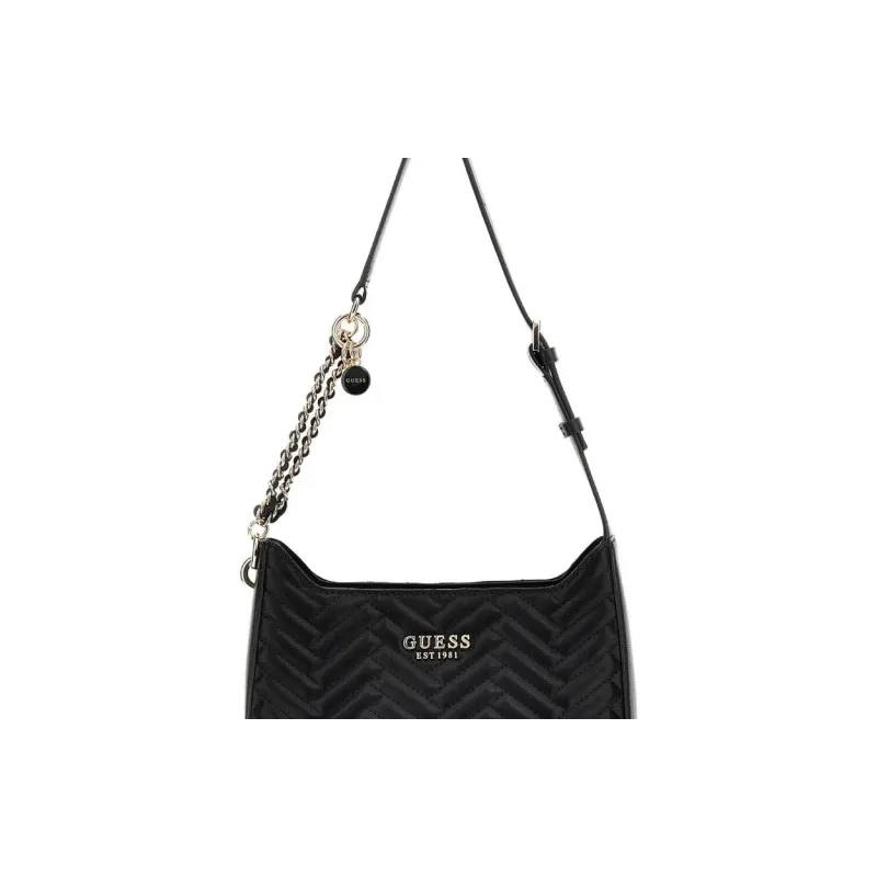GUESS PU Crossbody Bag, Shoulder Bag Women's Black-4
