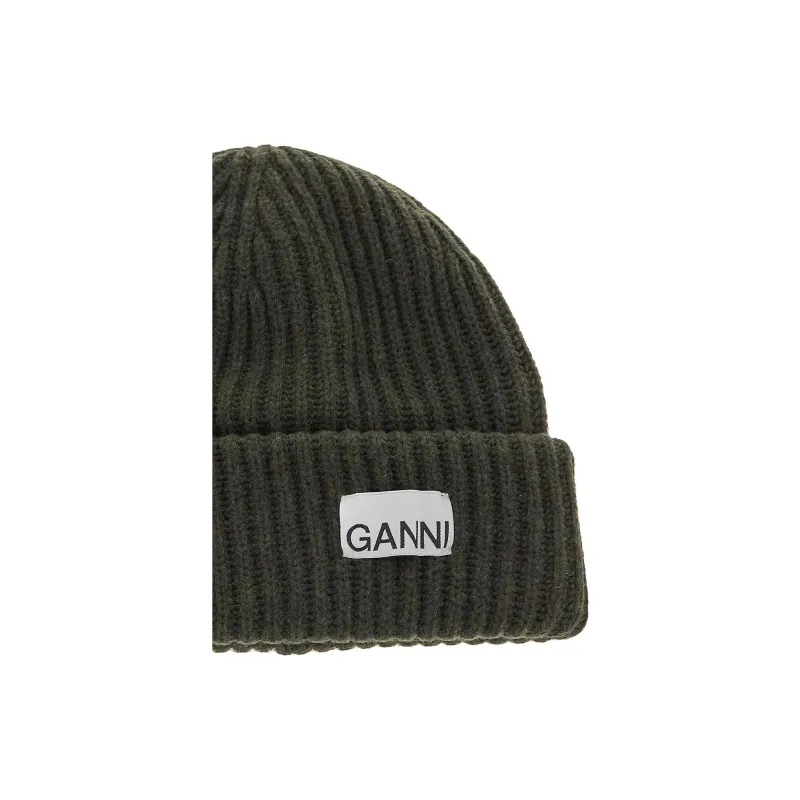 GANNI Wool Beanie-3