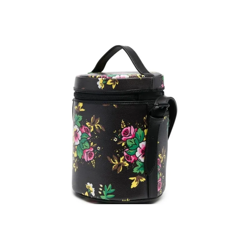 KENZO Polyurethane Bucket Bags Shoulder Bag Crossbody Bag Handbag Women's Black-3
