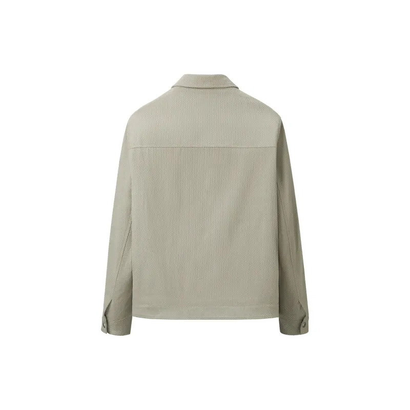 HLA Jackets Men Khaki A8-1