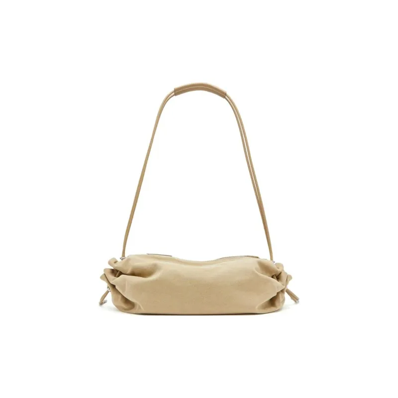 DIESEL Cotton Shoulder Bag Crossbody Bag Large Size Women's Light Beige-2
