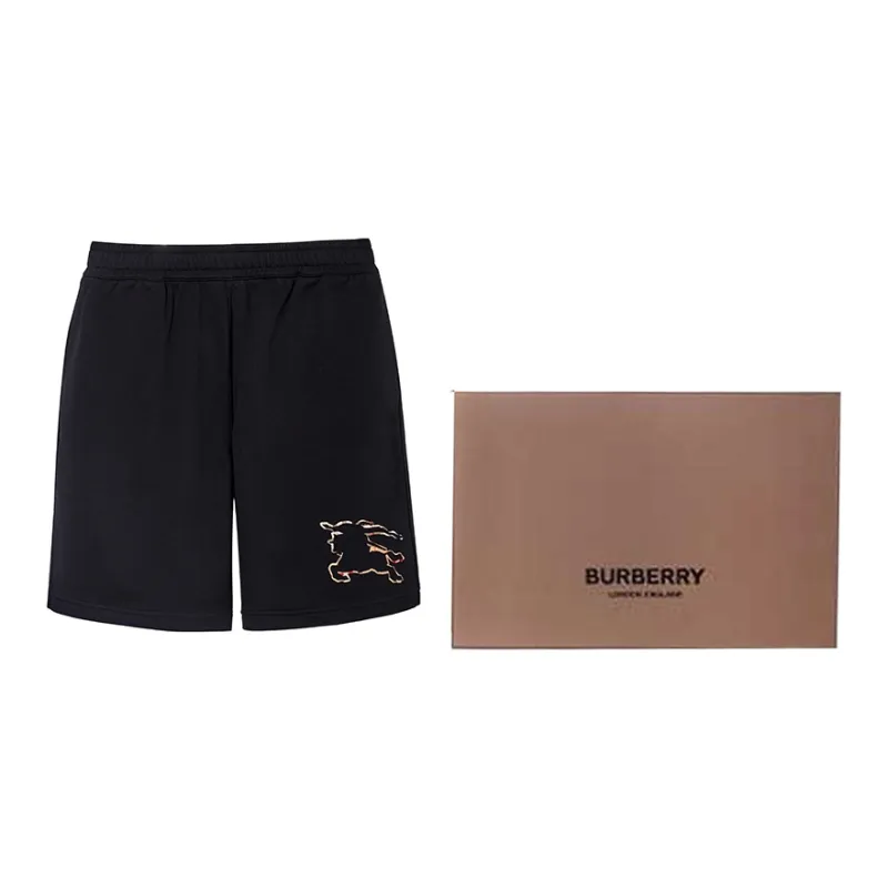 Burberry Check Ekd Cotton Shorts-3