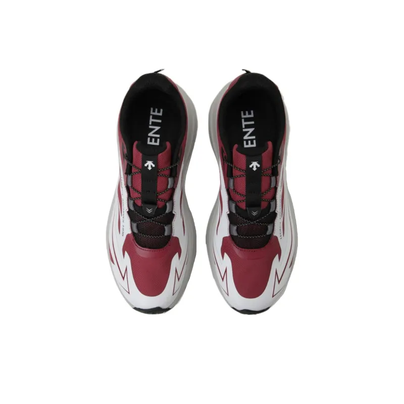 DESCENTE City Lift Anti Slip Wear Resistant Low Top Running Shoes Unisex Red-3