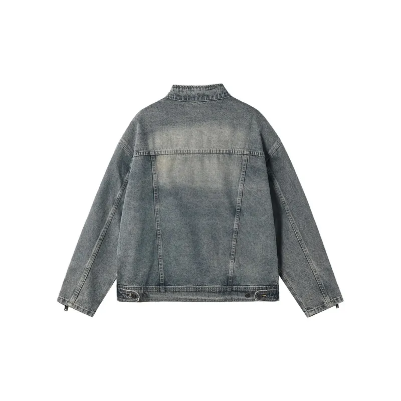 FOREVER 21 Denim Jacket Unisex Blue-1