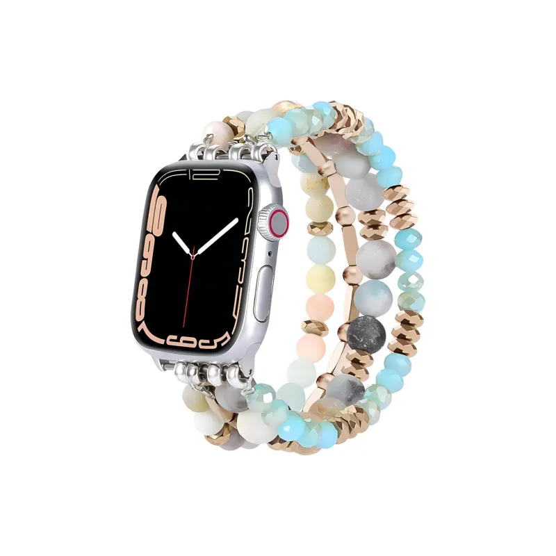 Vobafe Watch Bands Apple Compatibility 142-145mm Stainless Steel Metal Unisex-4