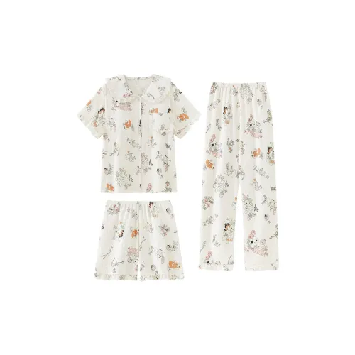 DanceBees Pajama Set Women's Image Color