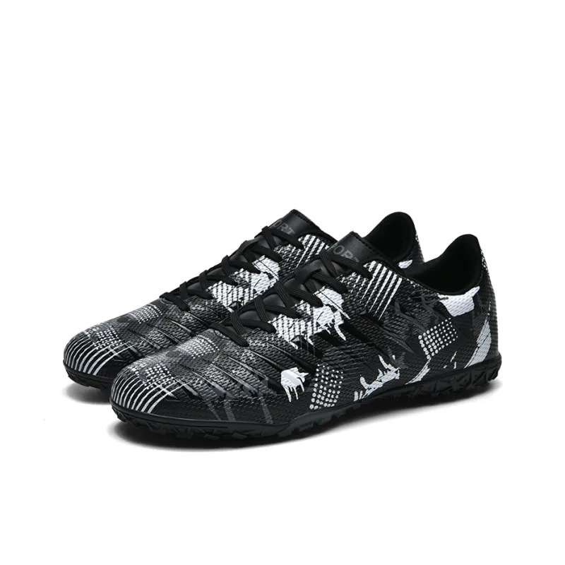 Hicellon Soccer Shoes Unisex Low Top White-2