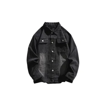 PIERRE CARDIN Denim Jacket Unisex Black