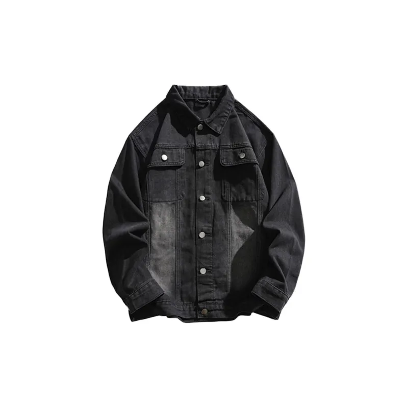PIERRE CARDIN Denim Jacket Unisex Black-0