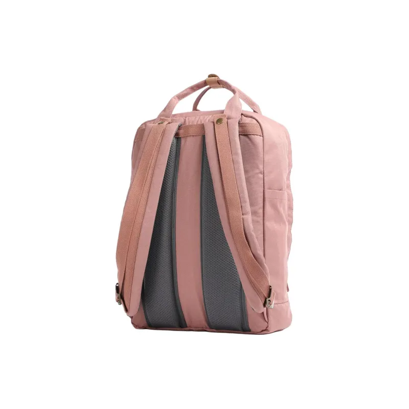 Doughnut Polyester Backpack Large Size Unisex Chestnut-3
