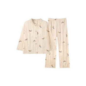 O'MESIK Pajama Set Women's Apricot