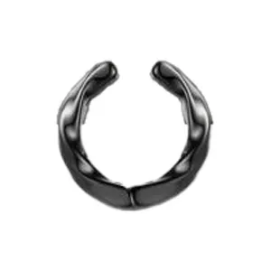 GUDUD Alloy Clip On Earrings Men's-6