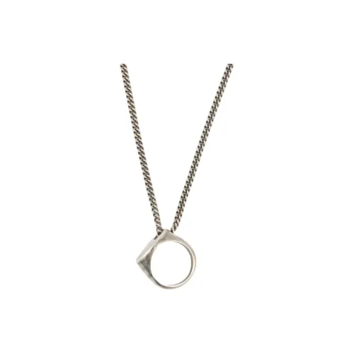 MM6 Maison Margiela Brass Rings Unisex Silver