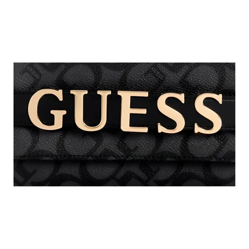 GUESS Coated Canvas Clutch Women's Coal Charcoal-3