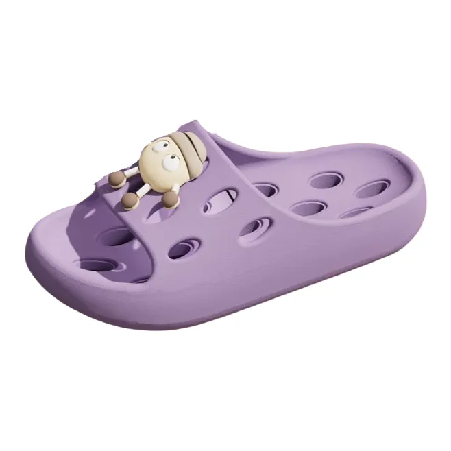 YUZHAOLIN Bathroom Bathing Slippers, Indoor Slip Resistant, Quick Dry, Cartoon Couple Slippers-2
