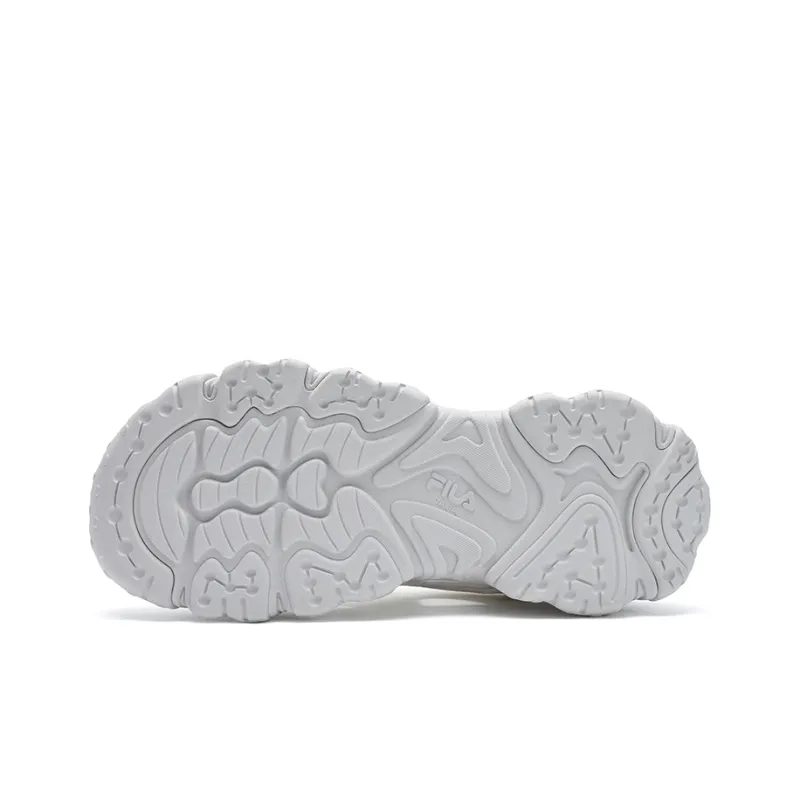 FILA FLUID 5 SANDAL Cat Paw, SuXi Girlish Beach Sandals Women's White Gray-5
