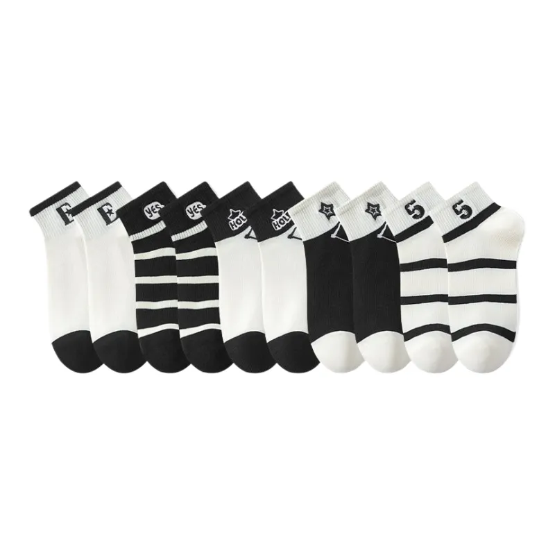 Cotton Gene Ankle Socks Women's 10 Pack-0