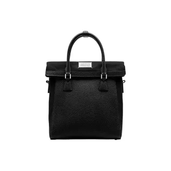 Maison Margiela 5AC Calfskin Shoulder Bag Crossbody Bag Handbag Small Size Women's Black