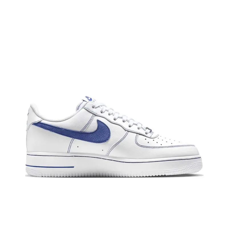 Nike Air Force 1 Low '07 LV8 White Deep Royal Blue-1