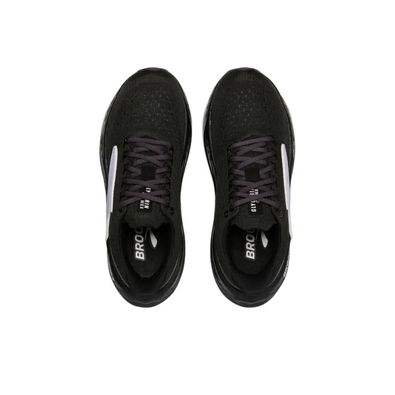 Brooks Glycerin Ma Anti Slip Wear Resistant Low Top Casual City Commute Running Shoes Women's Black-3