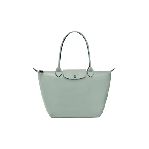 LONGCHAMP Cow Leather Dumpling Bag Handbag Medium Size Women's Whip Grass