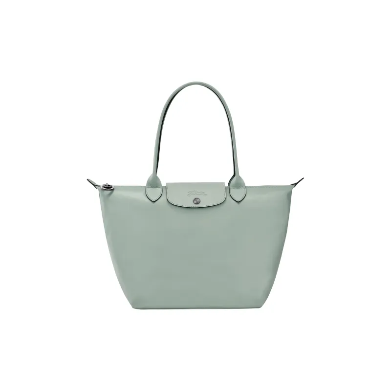 LONGCHAMP Cow Leather Dumpling Bag Handbag Medium Size Women's Whips Grass-0
