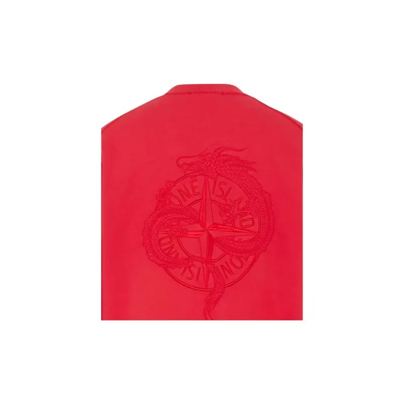 STONE ISLAND Year Of The Dragon Special Series Sweatshirt Unisex Red-3